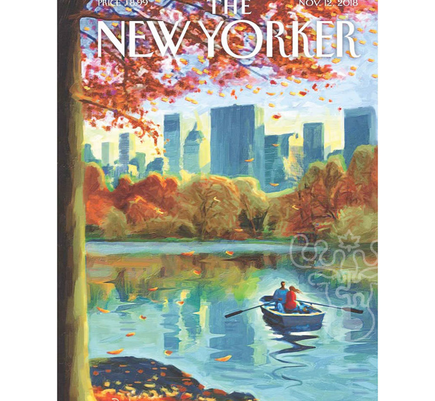 New York Puzzle Co. The New Yorker: Central Park Row Puzzle 500pcs