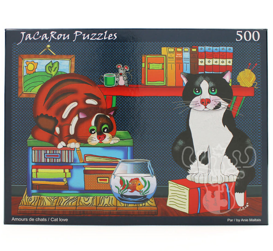JaCaRou Cat Love Puzzle 500pcs