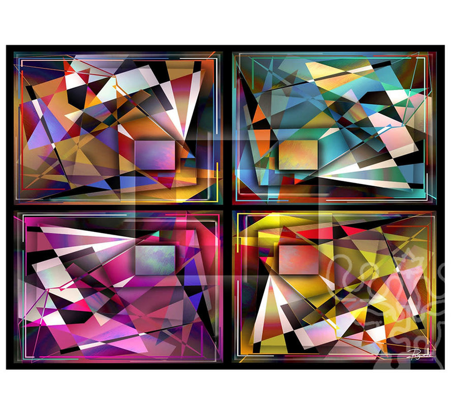 JaCaRou Bling Bling Abstract Puzzle 1000pcs