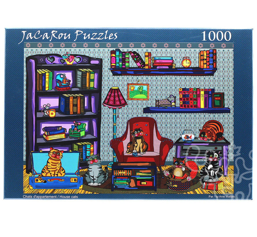 JaCaRou House Cats Puzzle 1000pcs