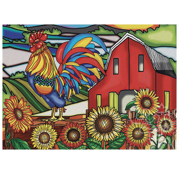 JaCaRou Puzzles FINAL SALE JaCaRou Cock-A-Doodle-Doo Puzzle 1000pcs