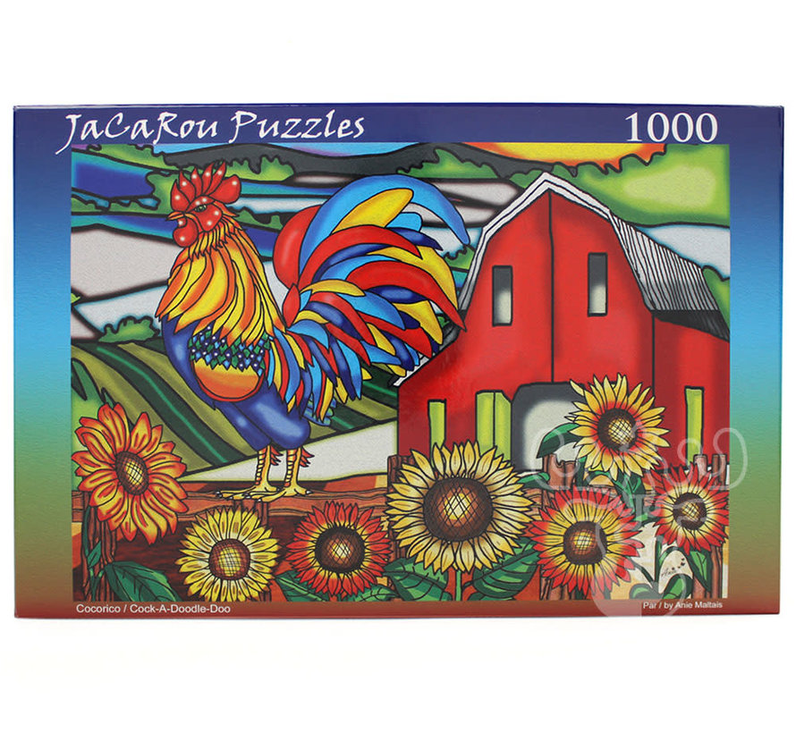 JaCaRou Cock-A-Doodle-Doo Puzzle 1000pcs