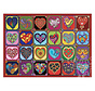JaCaRou Quilted Hearts Puzzle 1000pcs
