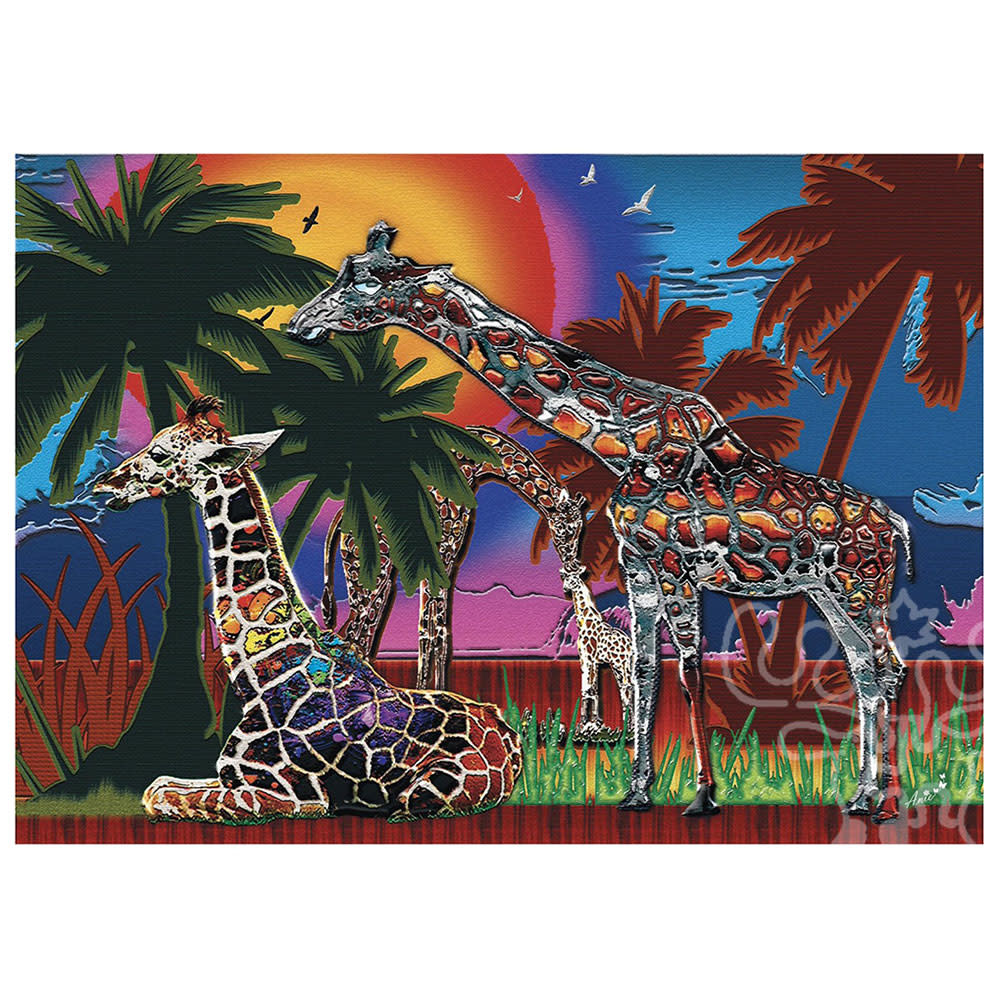 JaCaRou Rainbow Giraffes Puzzle 1000pcs Puzzles Canada