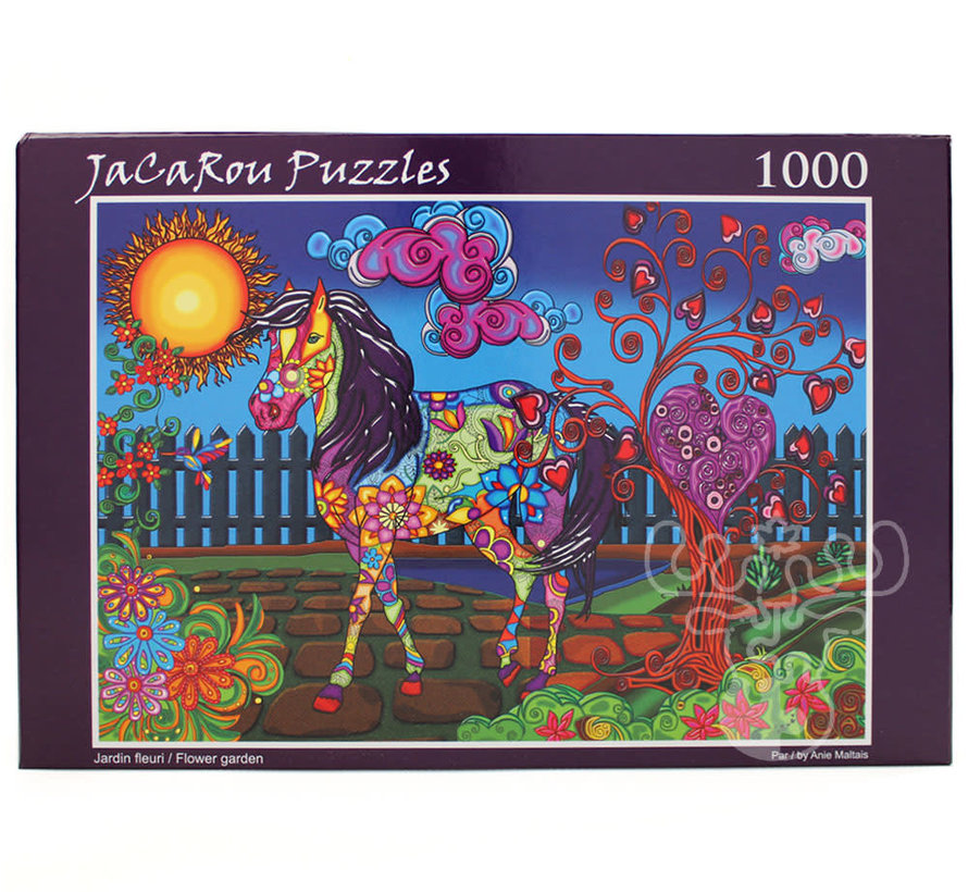 JaCaRou Flower Garden Puzzle 1000pcs