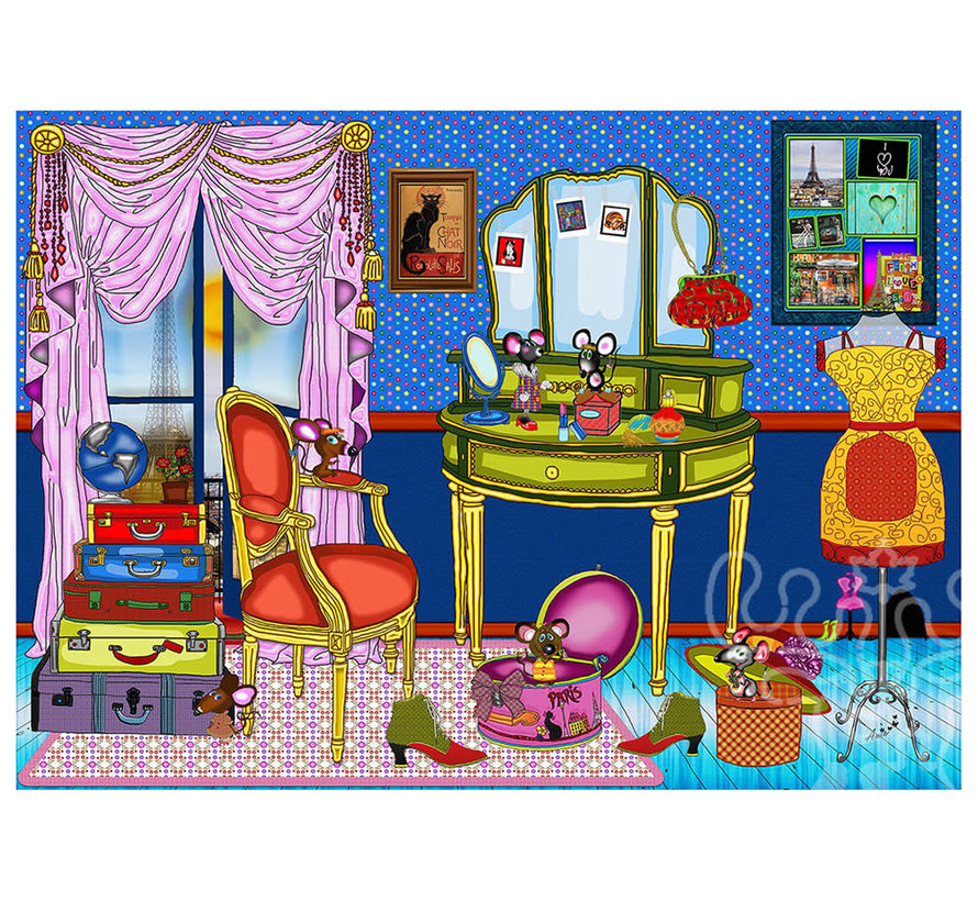 JaCaRou One Day in Paris Puzzle 1000pcs