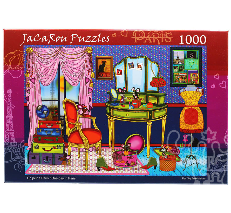 JaCaRou One Day in Paris Puzzle 1000pcs