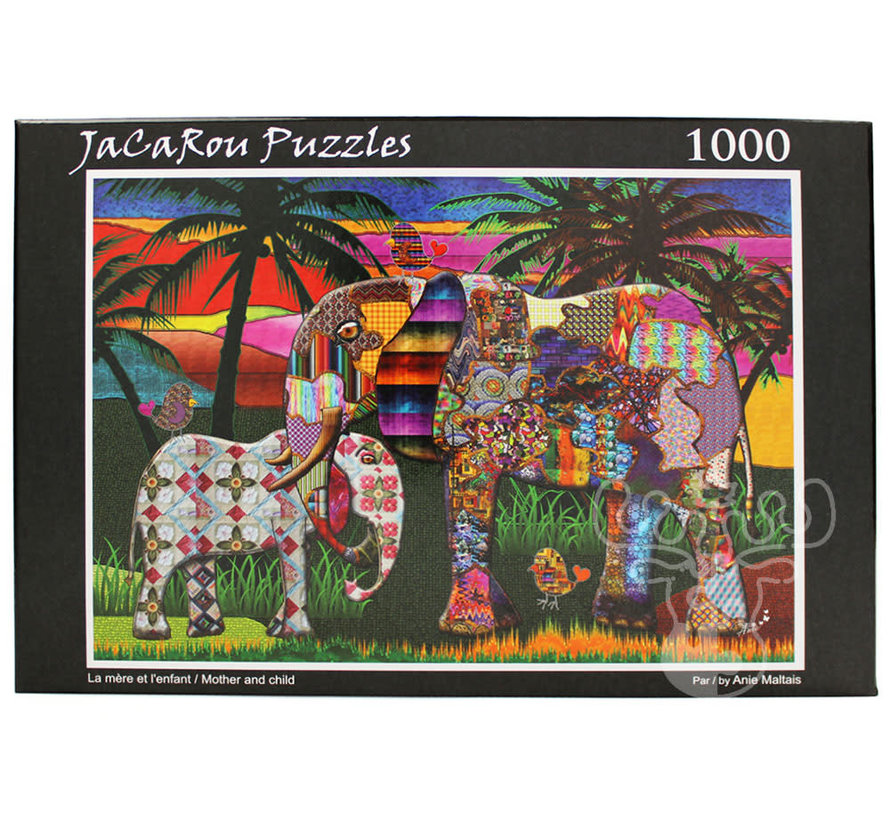 JaCaRou Mother and Child Puzzle 1000pcs