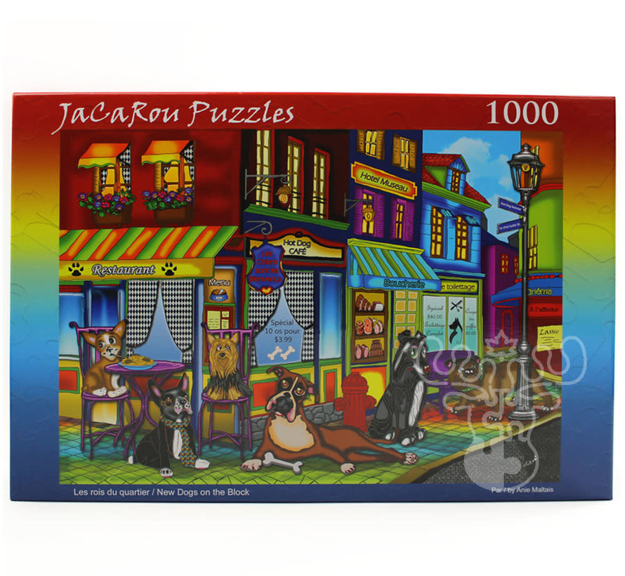 JaCaRou New Dogs on the Block Puzzle 1000pcs