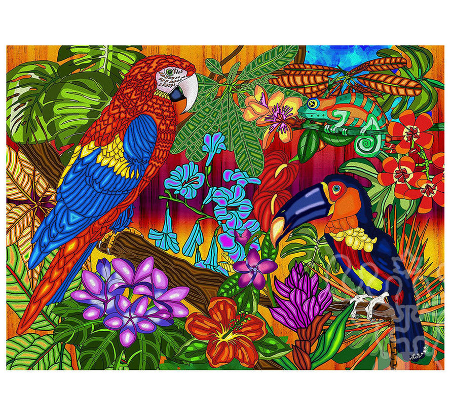 FINAL SALE JaCaRou Tropics Puzzle 1000pcs