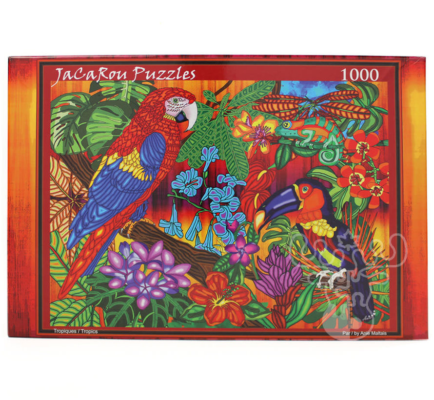 FINAL SALE JaCaRou Tropics Puzzle 1000pcs