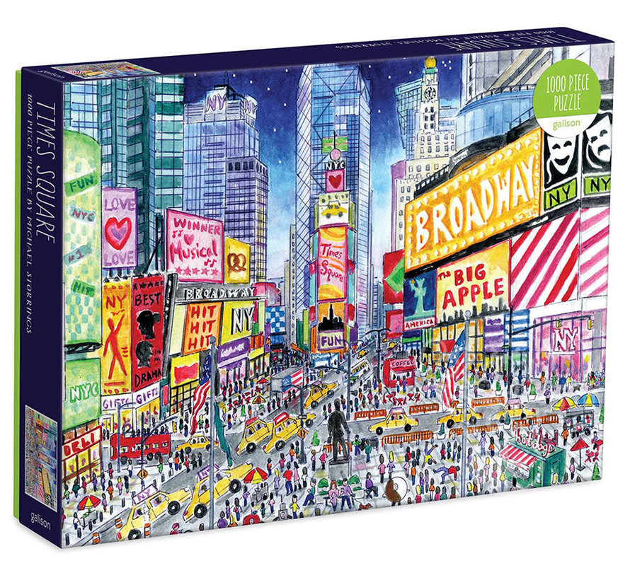 Galison Michael Storrings Times Square Puzzle 1000pcs