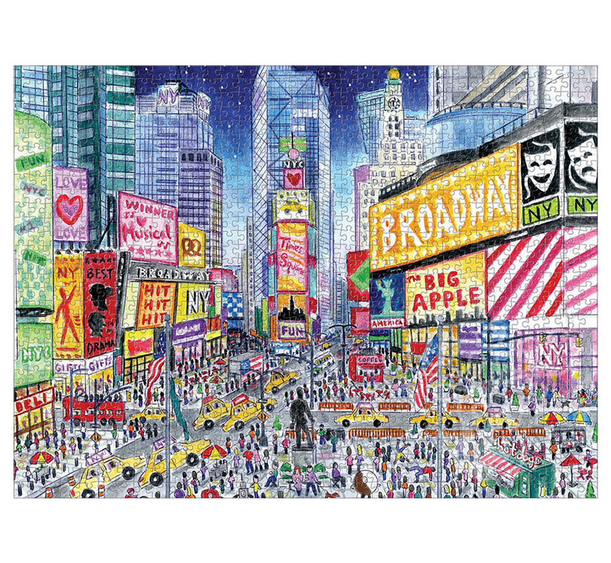 Galison Michael Storrings Times Square Puzzle 1000pcs
