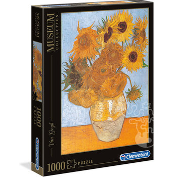 Clementoni Clementoni Museum: Van Gogh - Sun Flowers Puzzle 1000pcs - ORIGINAL BOX SIZE