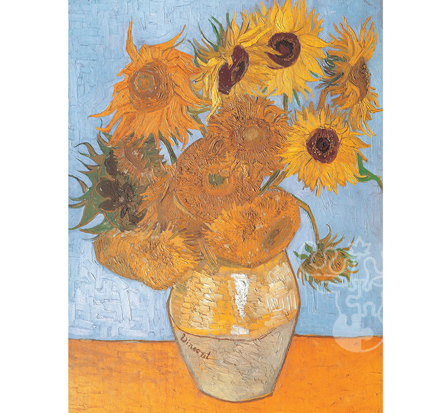 Clementoni Museum: Van Gogh - Sun Flowers Puzzle 1000pcs - ORIGINAL BOX SIZE