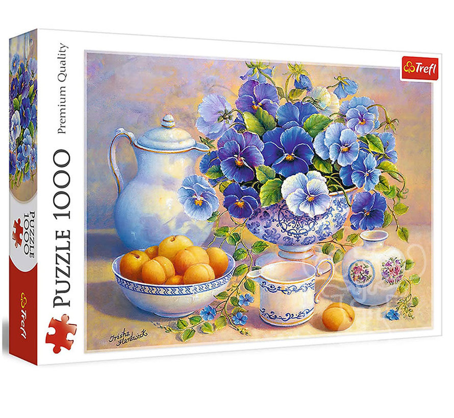 Trefl Blue Bouquet Puzzle 1000pcs