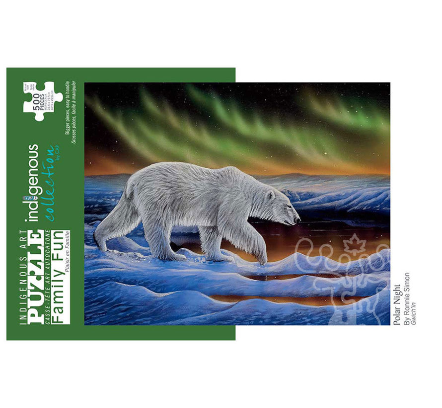 Indigenous Collection: Polar Night Family Puzzle 500pcs