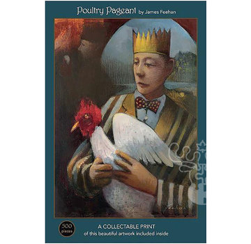 Art & Fable Puzzle Company FINAL SALE Art & Fable Poultry Pageant Puzzle 500pcs