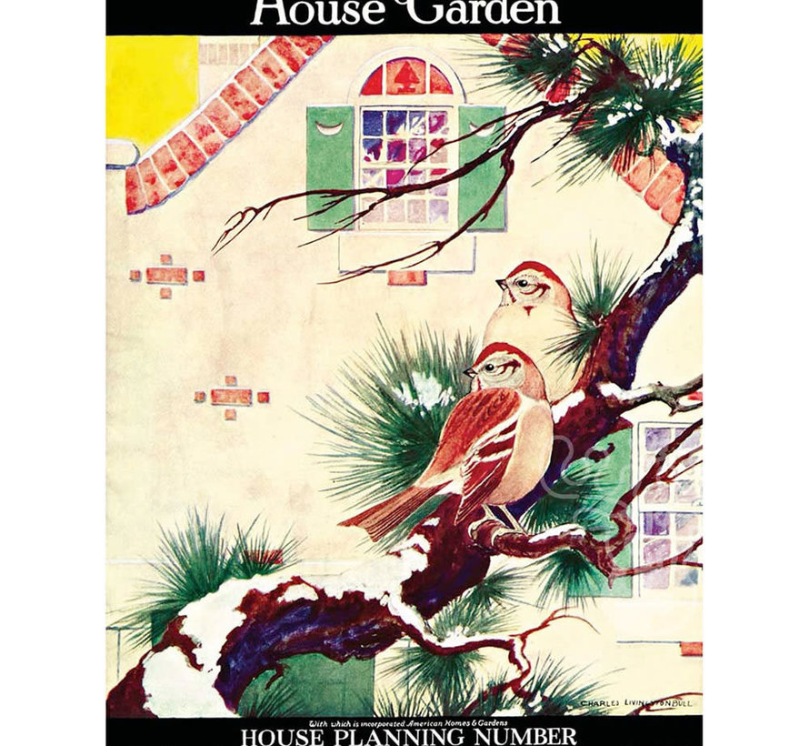 New York Puzzle Co. House & Garden: Backyard Sparrows Puzzle 500pcs