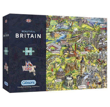 Gibsons Gibsons Beautiful Britain Puzzle 1000pcs