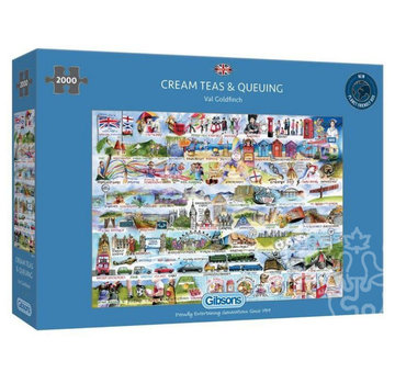Gibsons Gibsons Cream Teas & Queuing Puzzle 2000pcs