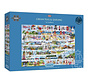 Gibsons Cream Teas & Queuing Puzzle 2000pcs