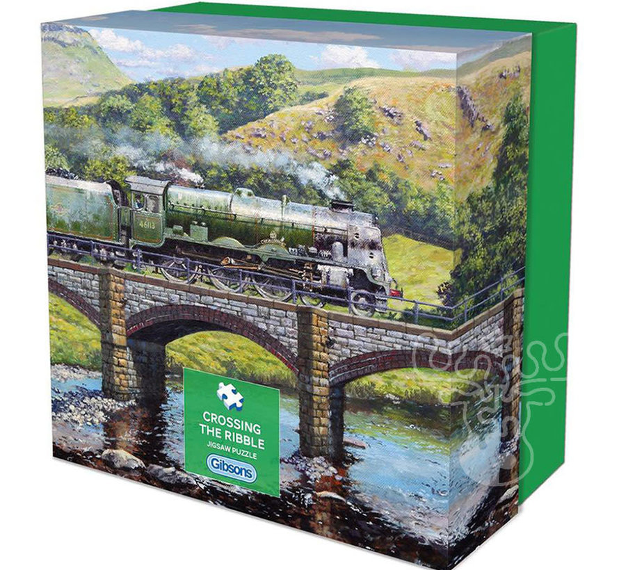 Gibsons Crossing the Ribble Puzzle 500pcs RETIRED