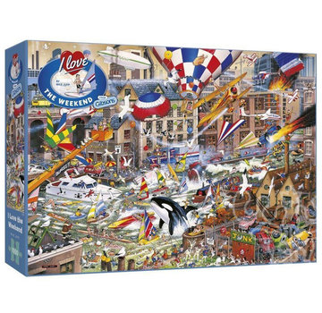 Gibsons Gibsons I Love the Weekend Puzzle 1000pcs RETIRED
