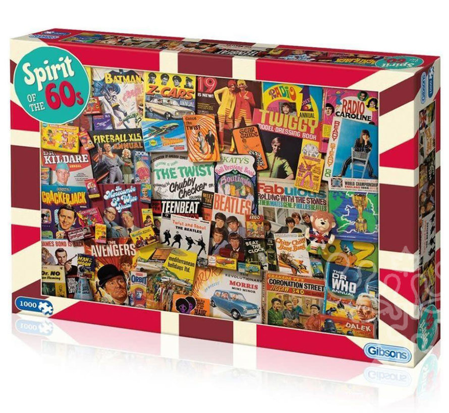 Gibsons Spirit of the 60s Puzzle 1000pcs
