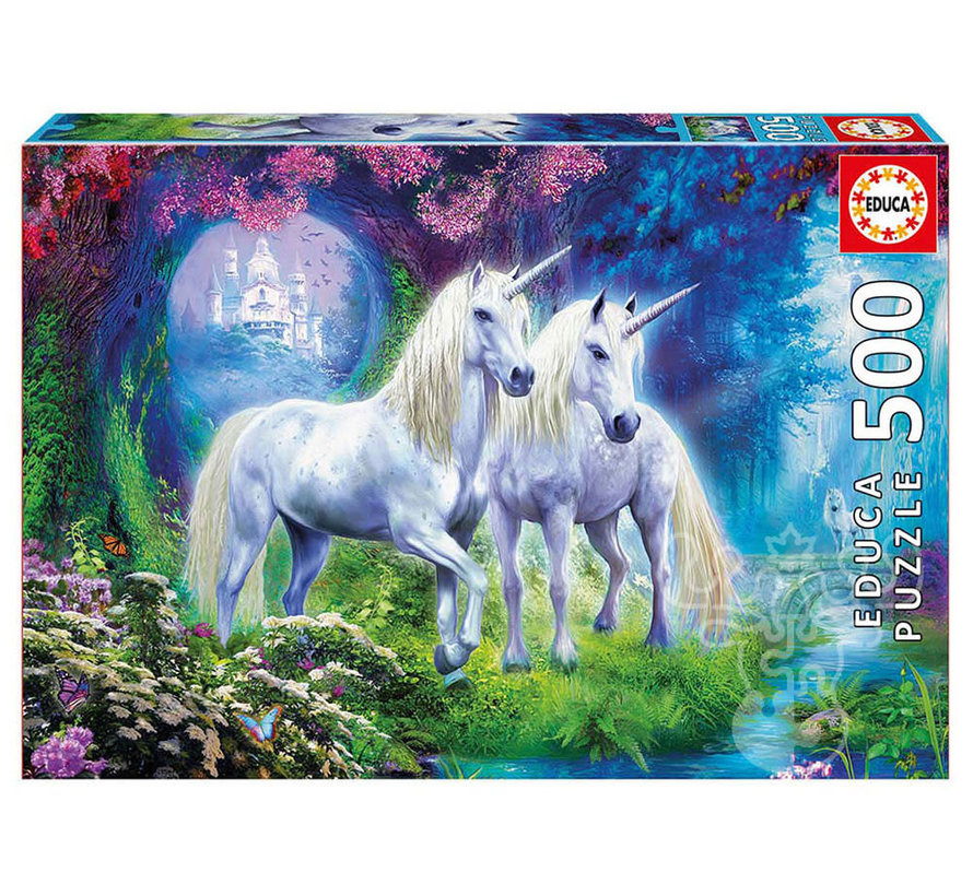 Educa Forest Unicorns Puzzle 500pcs