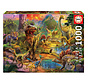Educa Landscape of Dinosaurs Puzzle 1000pcs