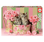 Educa Kittens with Roses Puzzle 500pcs
