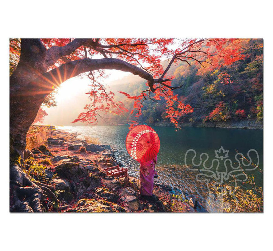 Educa Sunrise in Katsura River, Japan Puzzle 1000pcs
