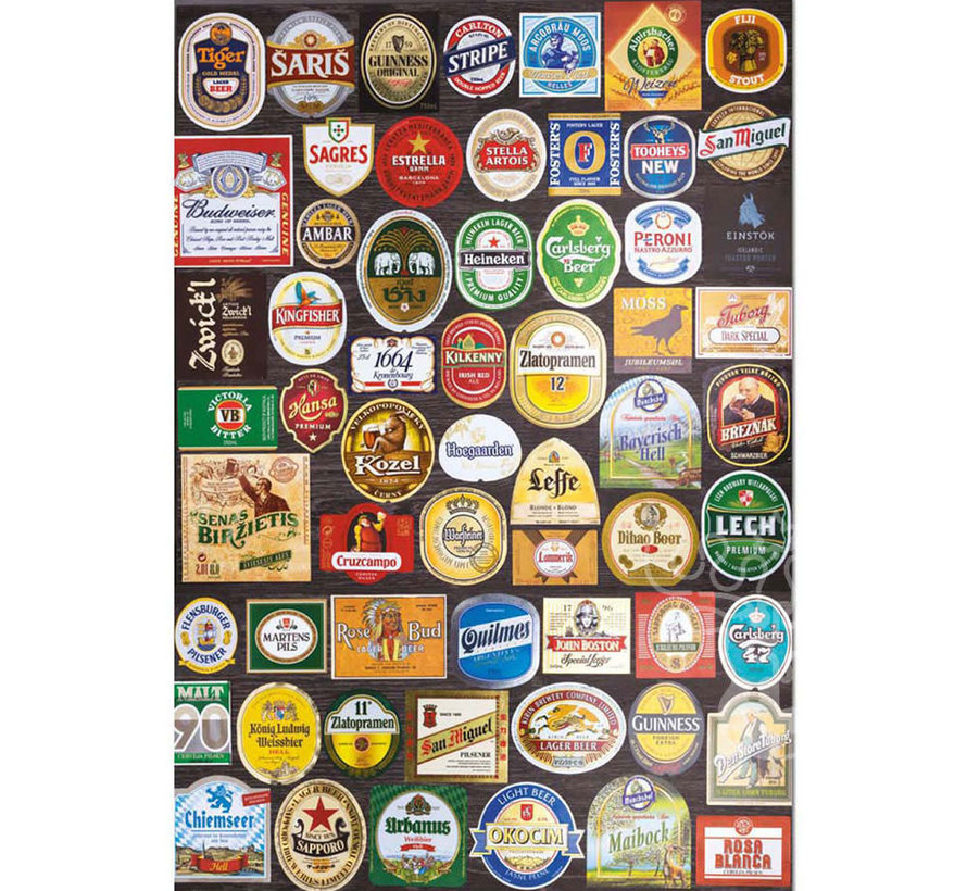 Educa Beer Labels Collage Puzzle 1500pcs