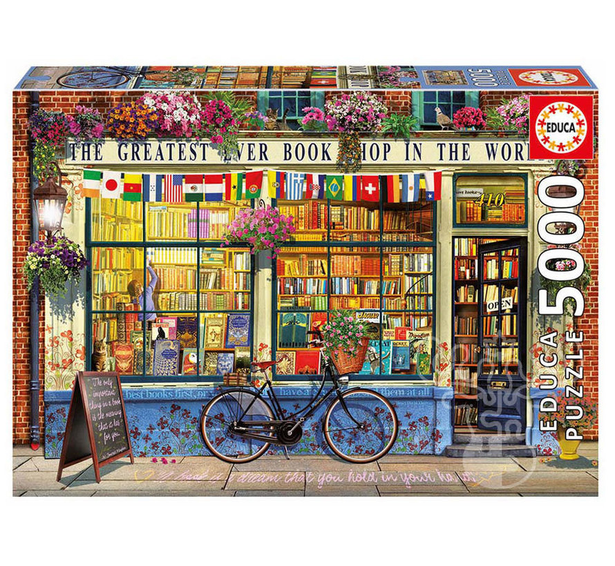 Educa Greatest Bookshop in the World Puzzle 5000pcs