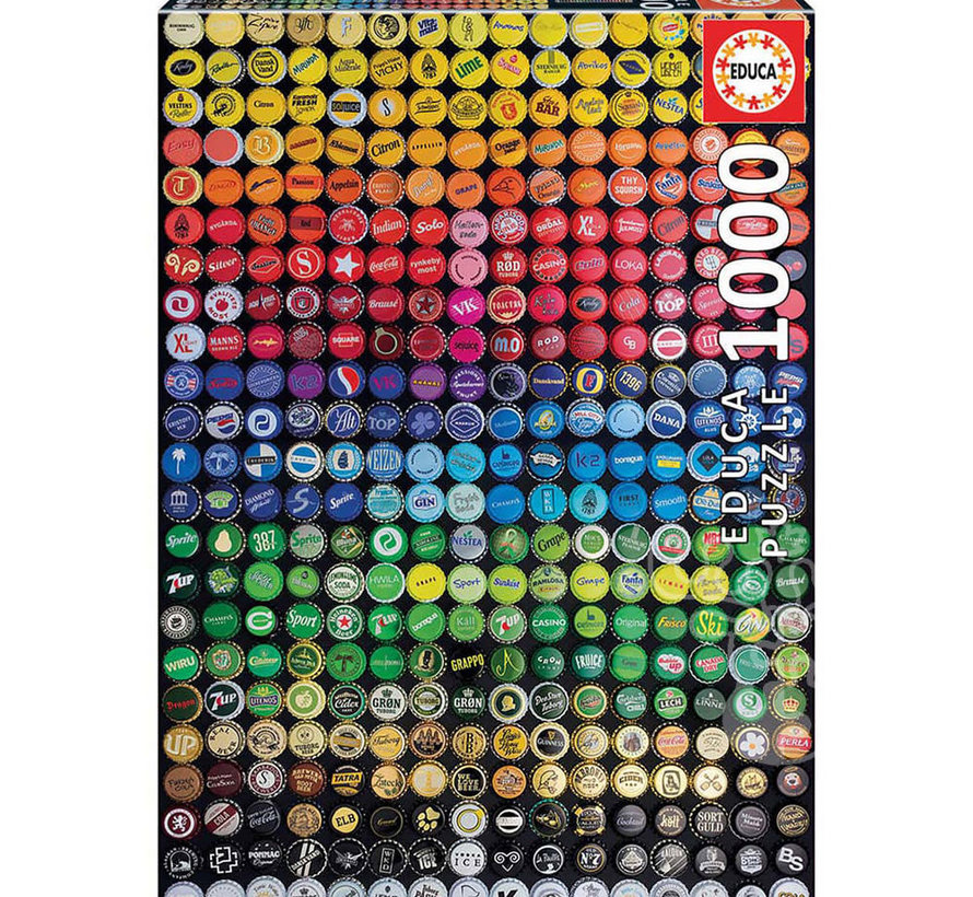 Educa Collage Bottle Caps Puzzle 1000pcs