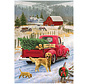 Cobble Hill Red Truck Farm Tray Puzzle 35pcs