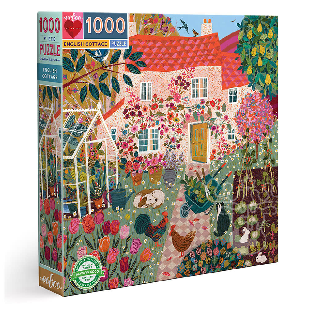 eeBoo English Cottage Puzzle 1000pcs Puzzles Canada
