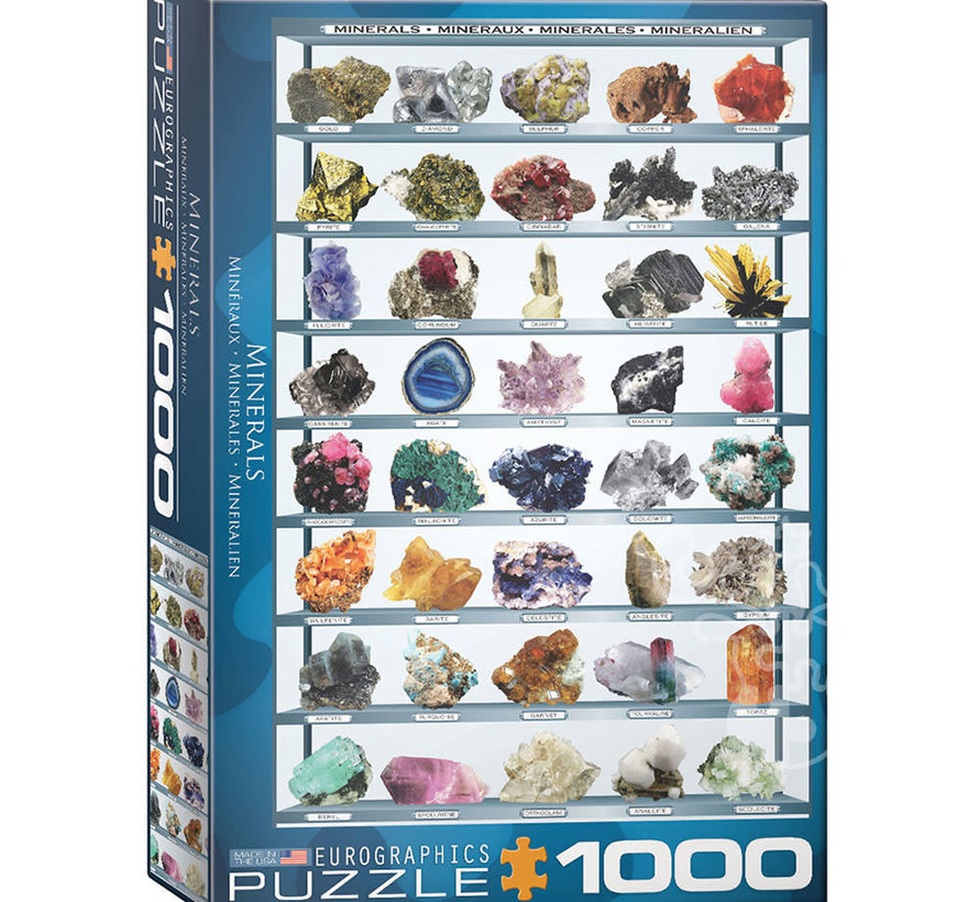 Eurographics Minerals of the World Puzzle 1000pcs