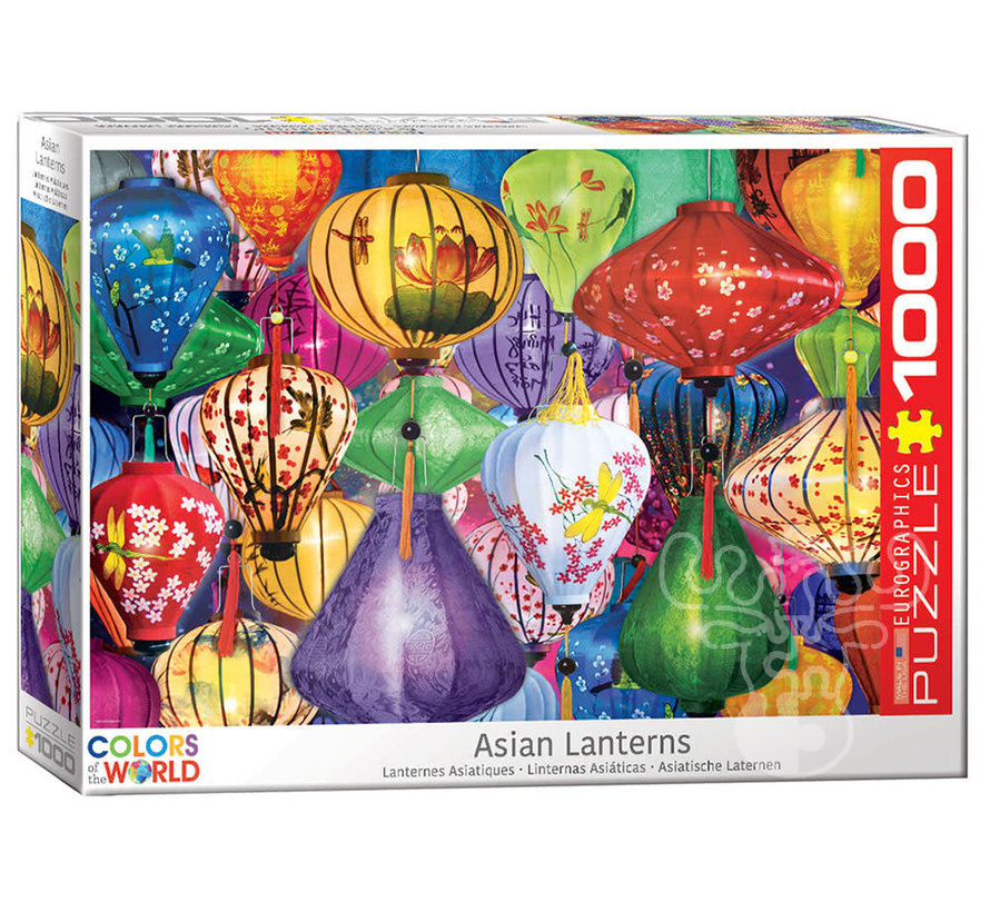 Eurographics Colors of the World: Asian Lanterns Puzzle 1000pcs