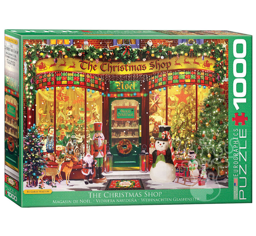 Eurographics Artist Label Walton: The Christmas Shop Puzzle 1000pcs