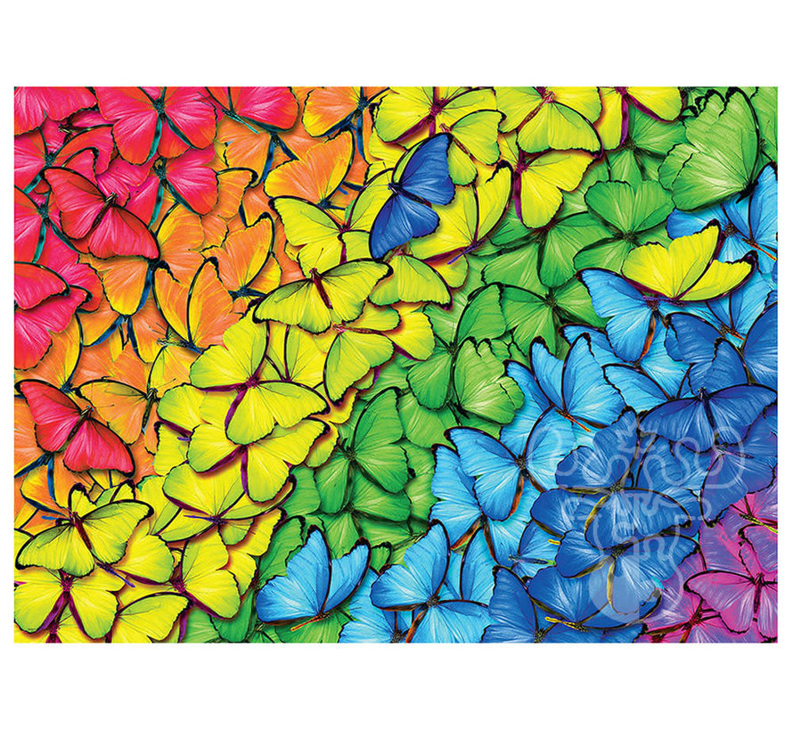 Eurographics Colors: Butterfly Rainbow Puzzle 1000pcs