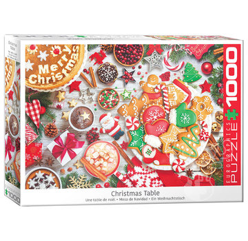 Eurographics Eurographics Food: Christmas Table Puzzle 1000pcs