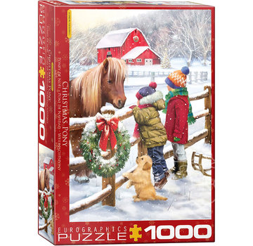 Eurographics Eurographics Artist Label Treadwell: Christmas Pony Puzzle 1000pcs