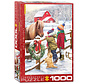 Eurographics Treadwell: Christmas Pony Puzzle 1000pcs