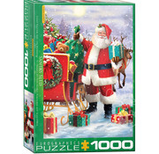 Eurographics Eurographics Artist Label Treadwell: Santa's Sled Puzzle 1000pcs