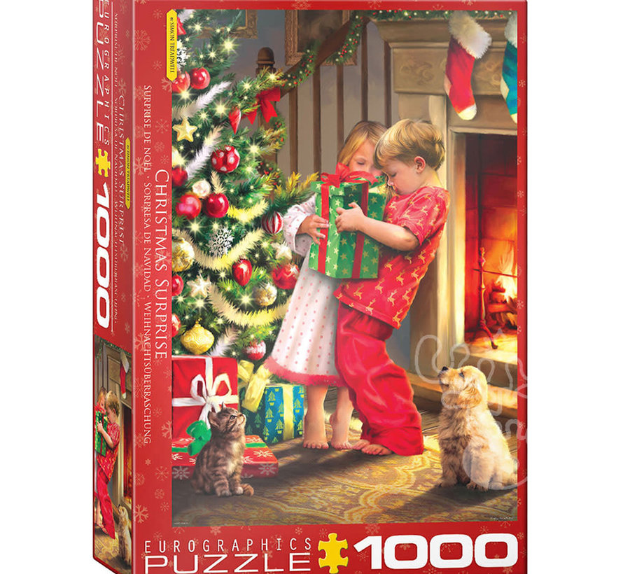 Eurographics Treadwell: Christmas Surprise Puzzle 1000pcs