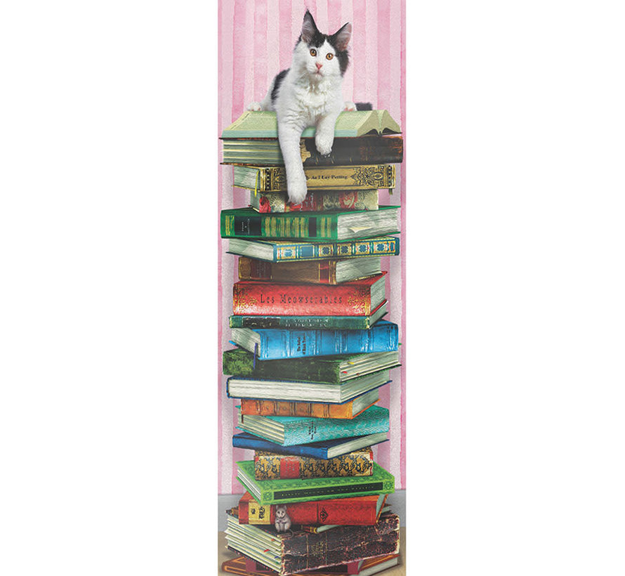 Eurographics Panoramic: Academic Cat Panoramic Puzzle 1000pcs