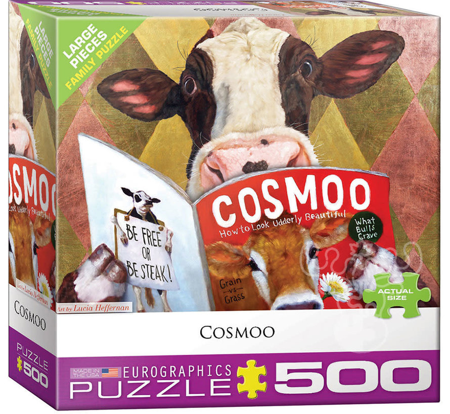 Eurographics Heffernan: Cosmoo Large Pieces Family Puzzle 500pcs