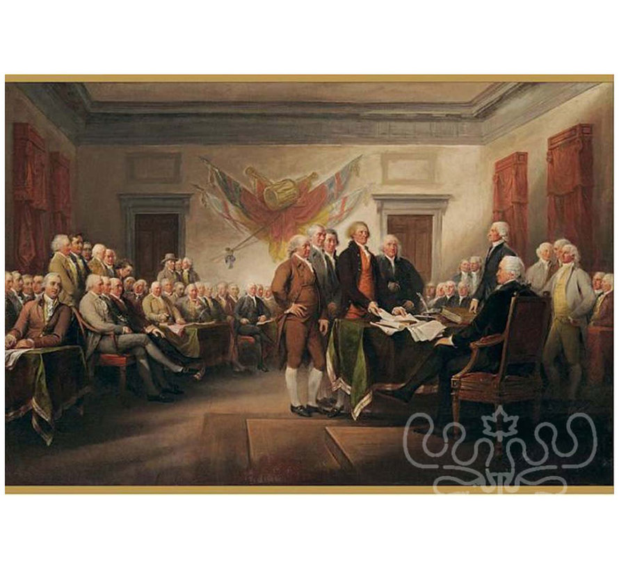Pomegranate Trumbull, John: The Declaration of Independence, July 4, 1776 Puzzle 1000pcs